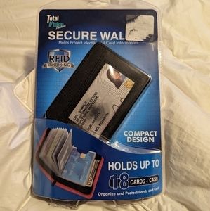 Total vision RFID blocking secure wallet